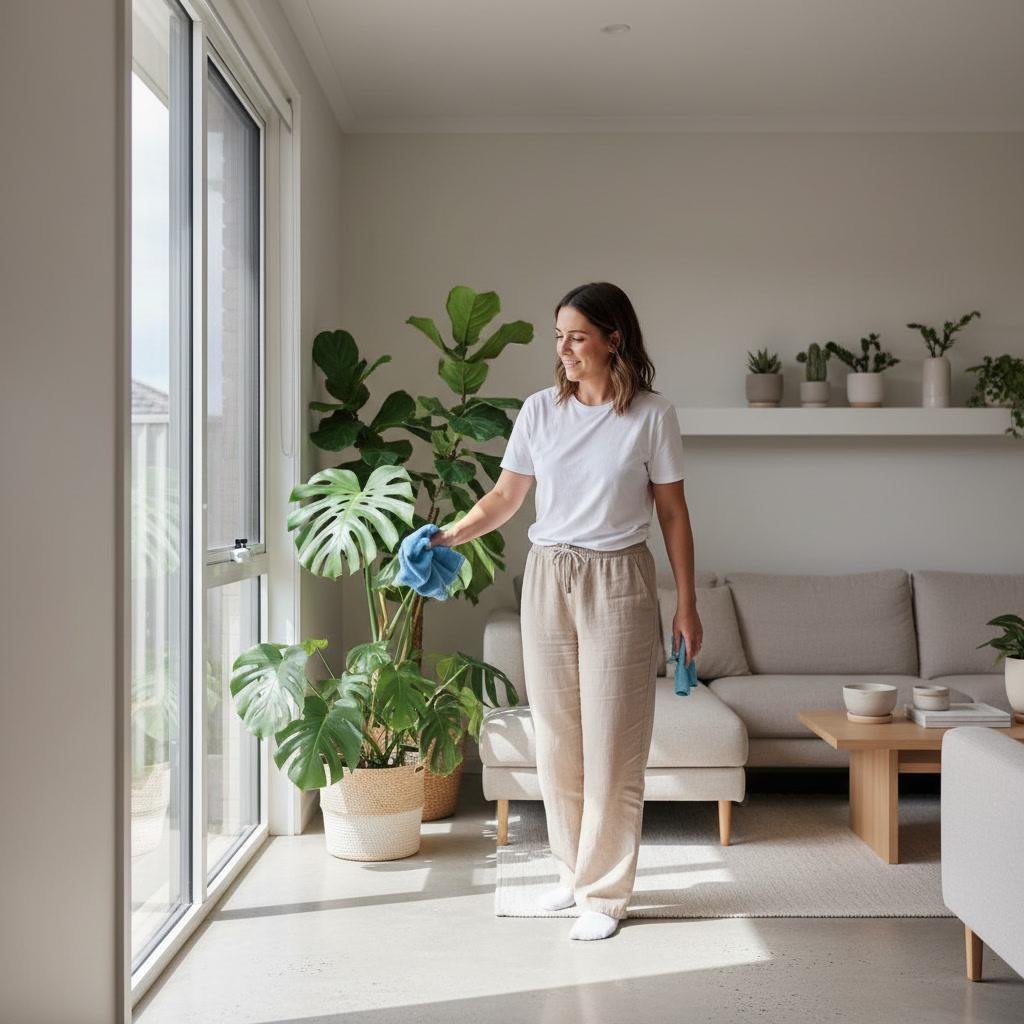 Clean home interior after Clearpath house cleaning service