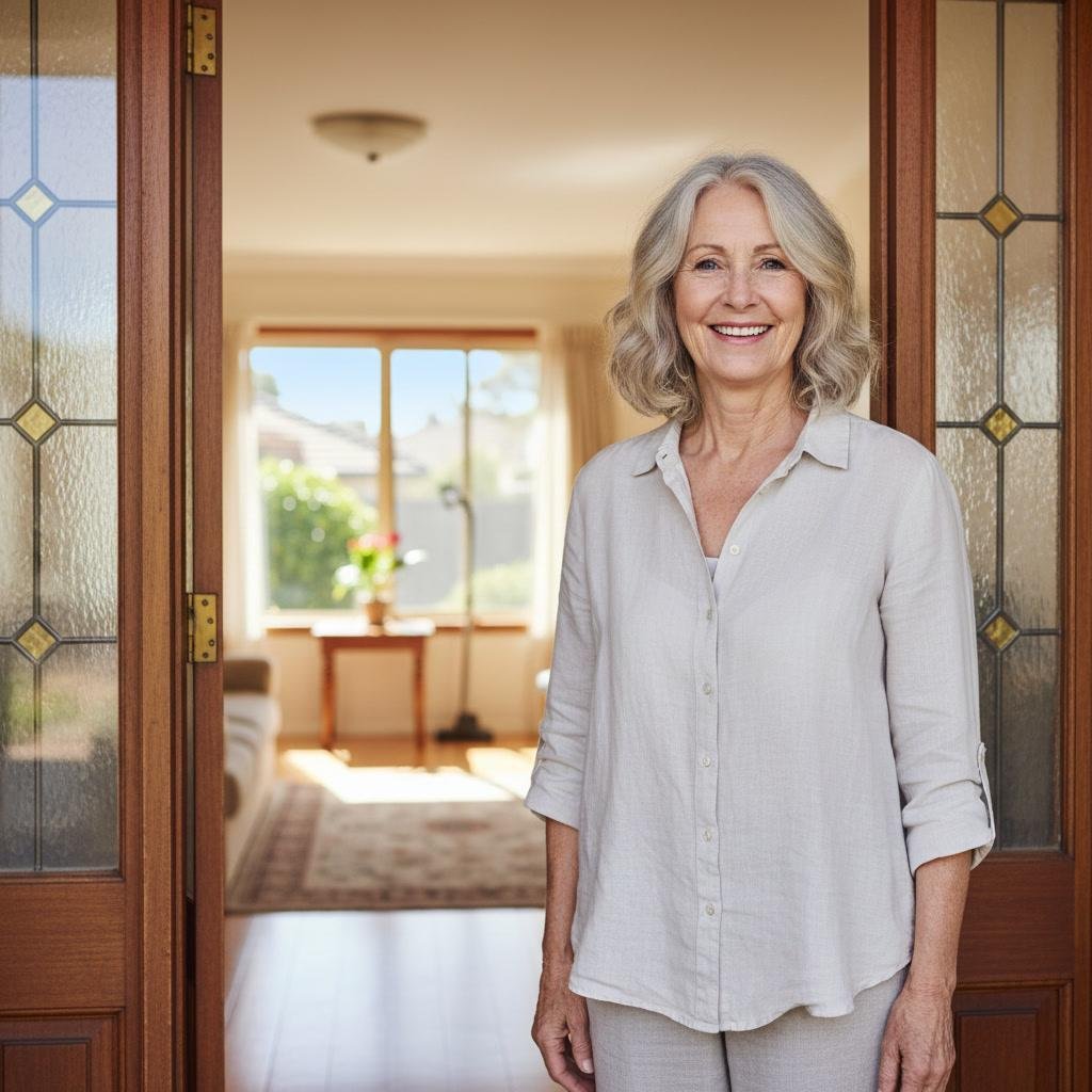 Happy Clearpath client at their home in Joondalup