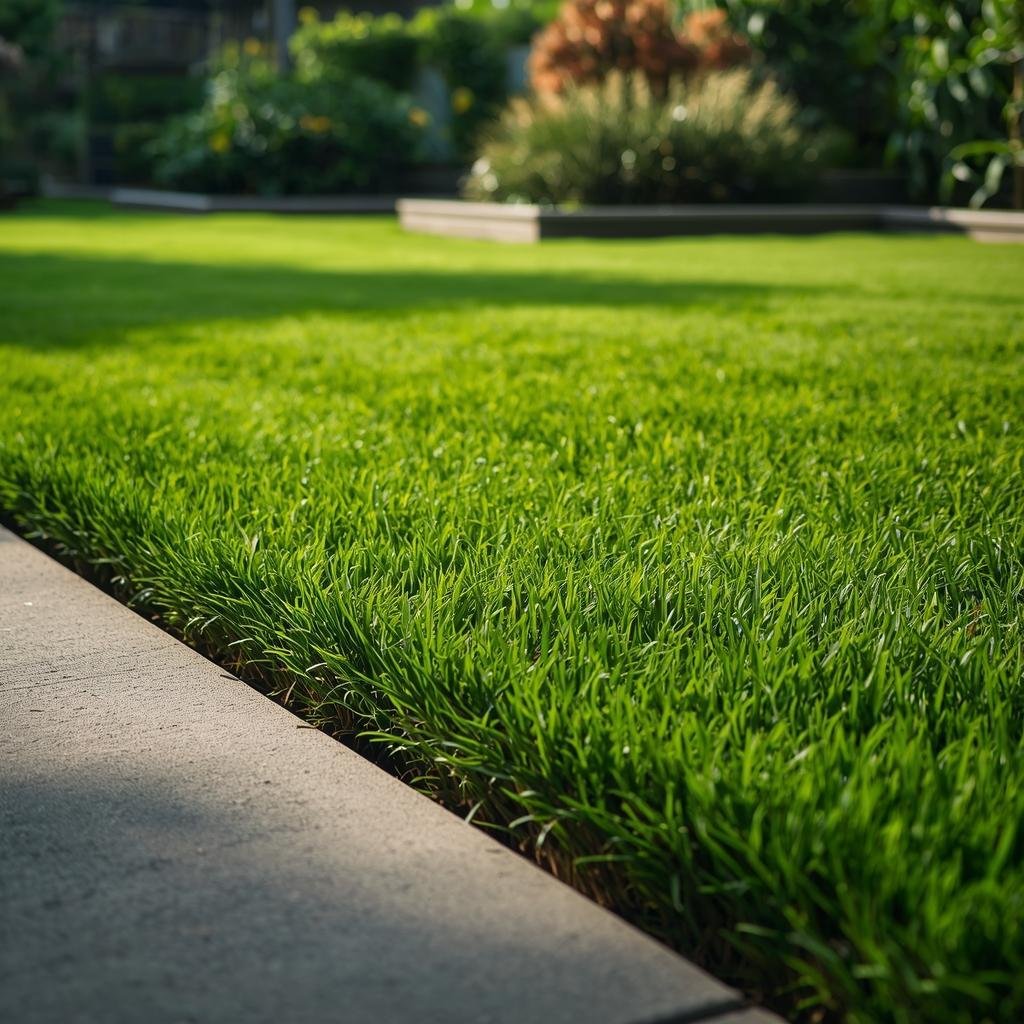 Freshly mowed and edged lawn in Joondalup by Clearpath